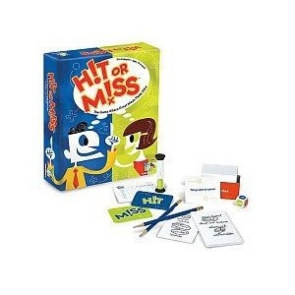 New Gamewright Hit or Miss Family Party Great Minds Think Alike Educational